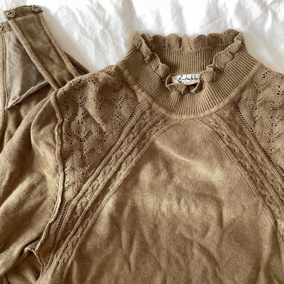 Free People Knit Ruffle Bodysuit - Picture 5 of 7